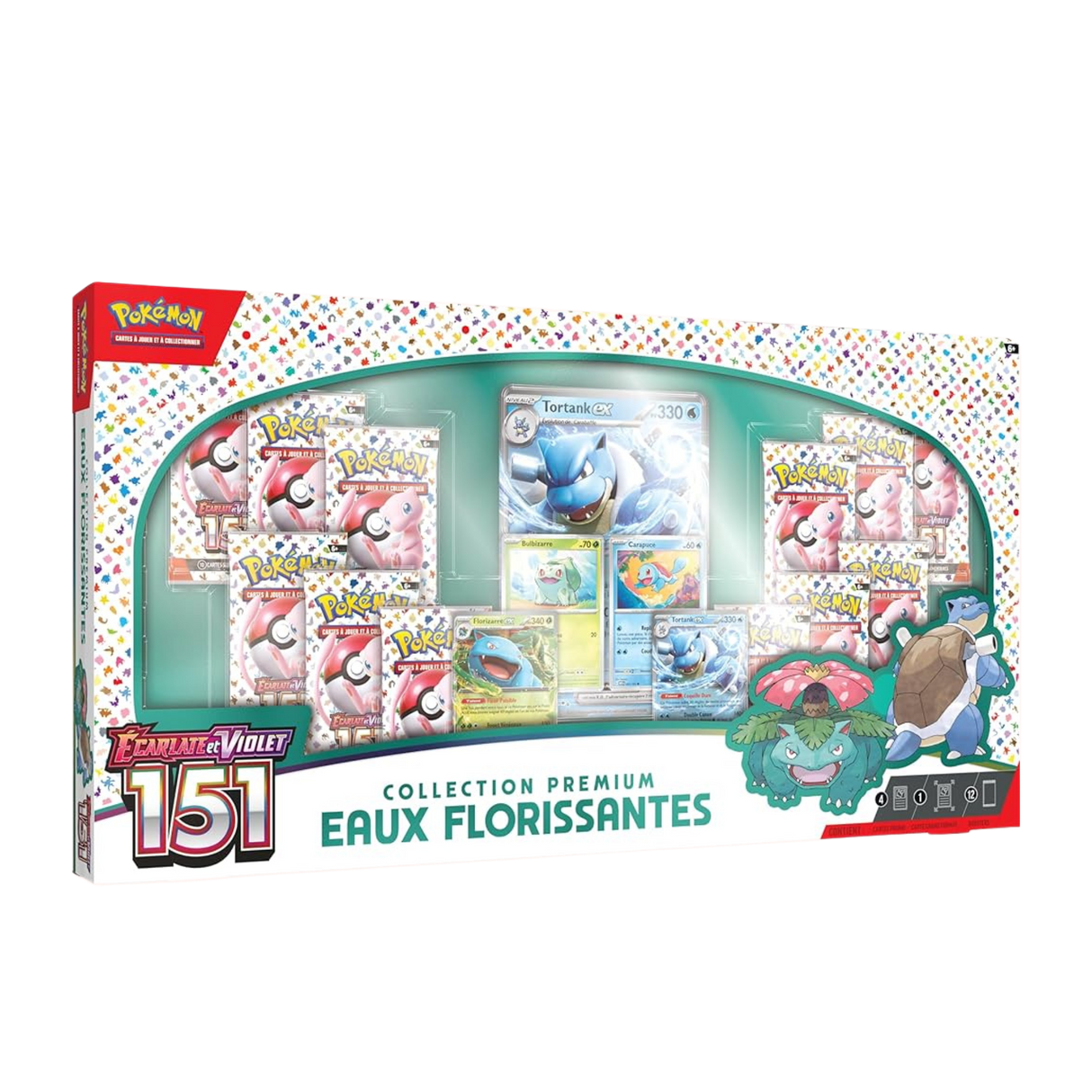Coffret EAUX FLORISSANTES Collection Premium 151 - Français - Pokémon