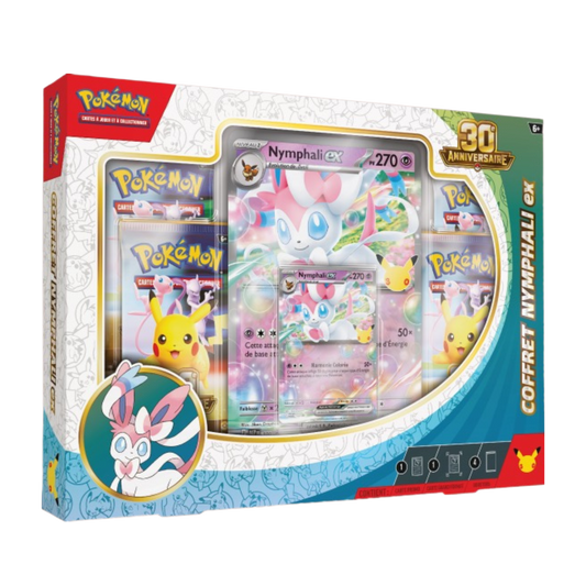 Coffret Nymphali ex (pack Pokémon Fr) - 30e anniversaire - Pokémon français officiel