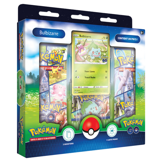 Coffret Pokémon GO pin's - EB10.5 - Salamèche/Bulbizarre/Carapuce - Pokémon français officiel