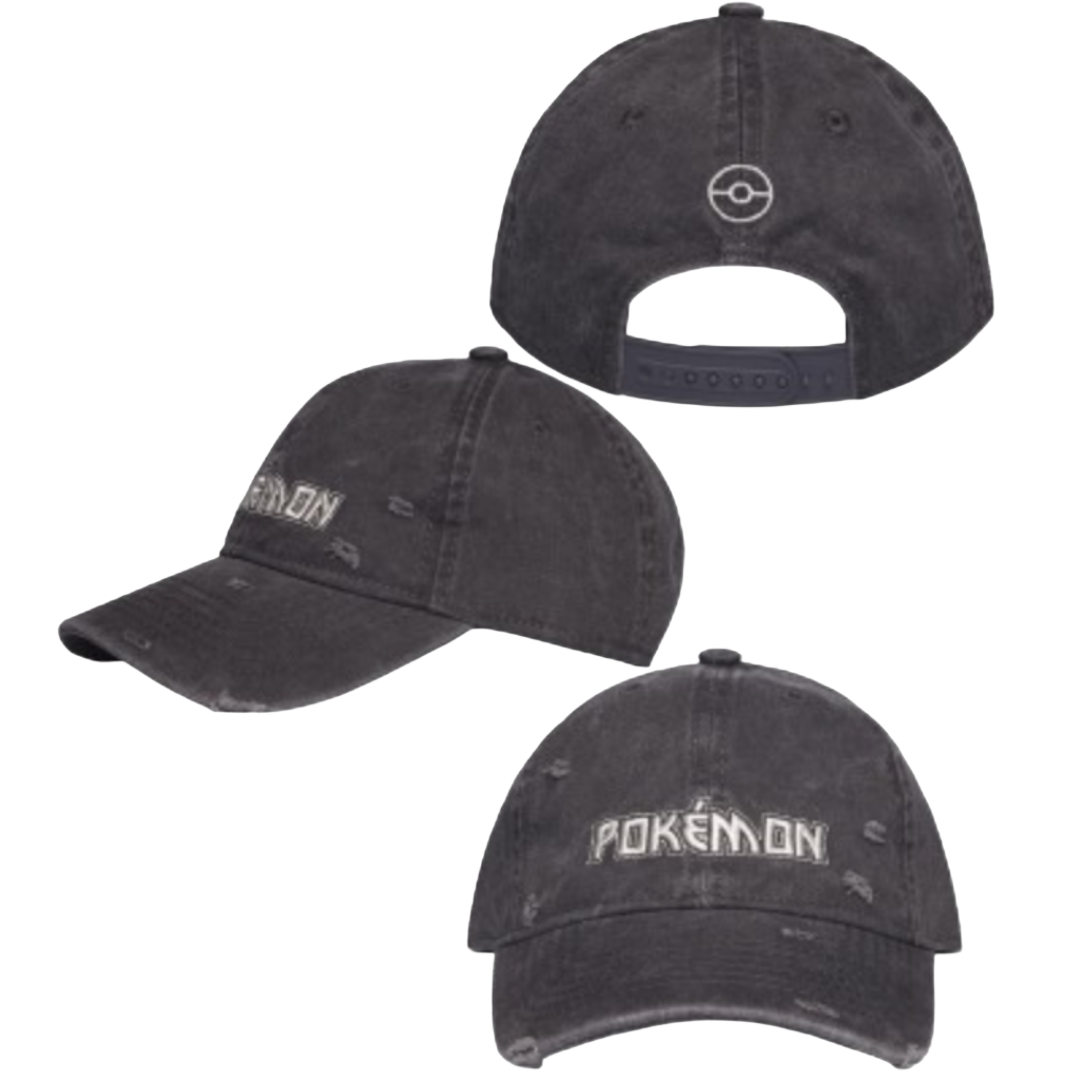 Casquette Pokémon noire délavé - Pokémon officiel