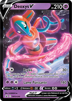 Deck de combat - Deoxys V - Pokémon français officiel