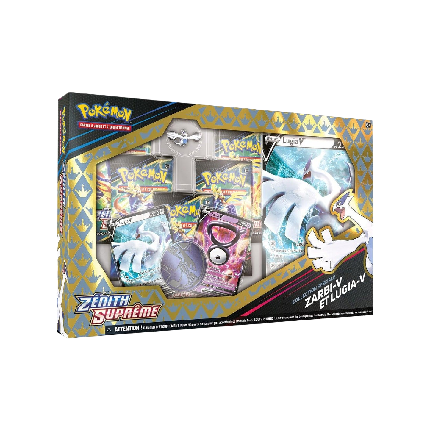 Coffret Zénith Suprême - Zarbi V et Lugia V -Pokémon français officiel