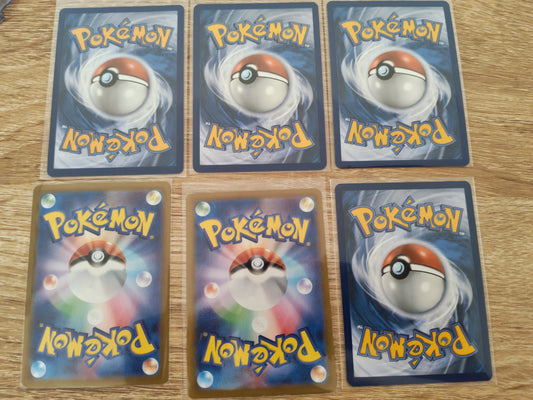 Lot de 6 cartes - Pokémon français et japonais officiel