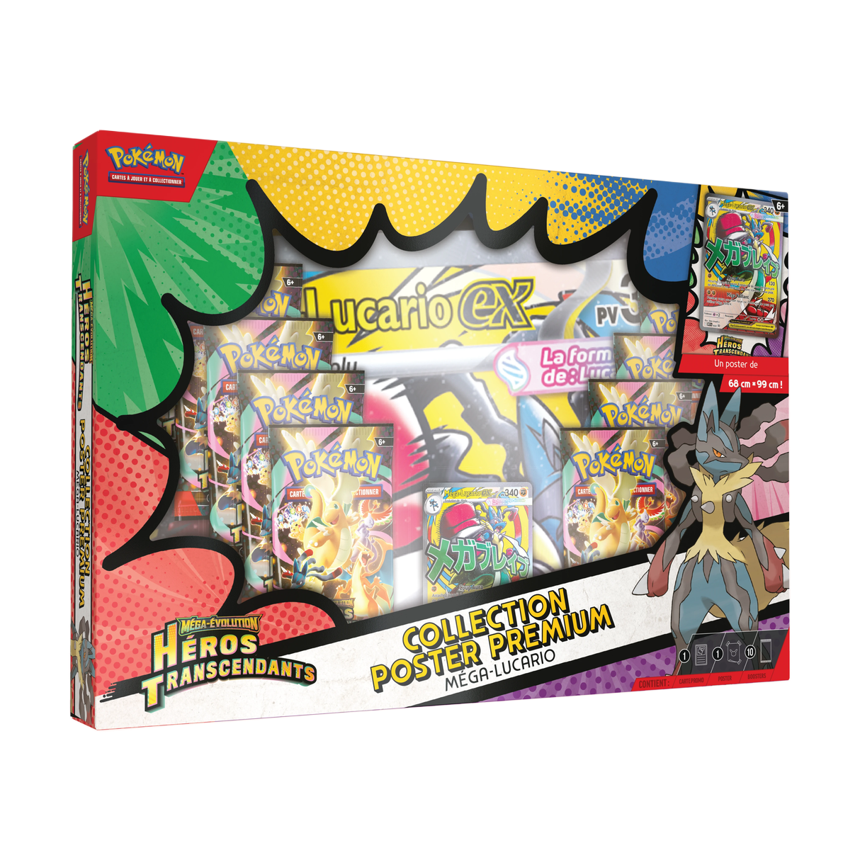 Coffret collection poster premium - ME2.5 Héros Transcendants - Pokémon français