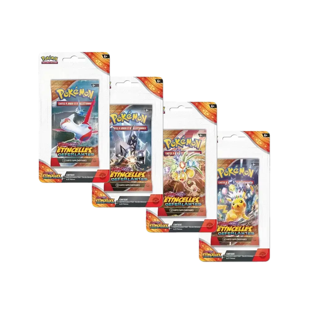 Artset blister plastique EV08 - Étincelles déferlantes - Pokémon français