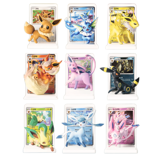 Coffret figurine Evoli & co - CSV9.5 Terastal Gathering - Pokémon chinois officiel