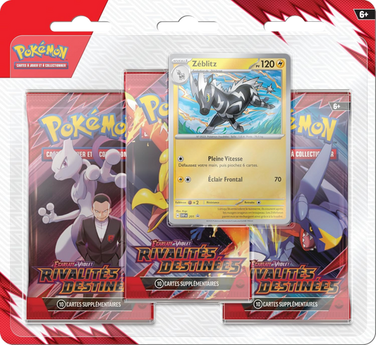 Tripack EV10 Rivalités Destinée - Pokémon français