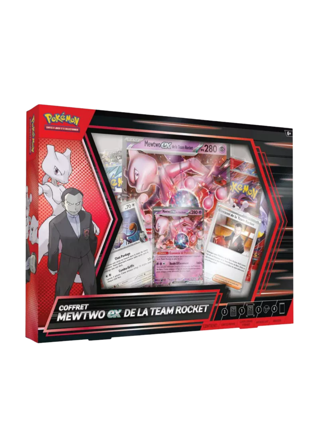Coffret Mewtwo ex de la Team Rocket - Pokémon français