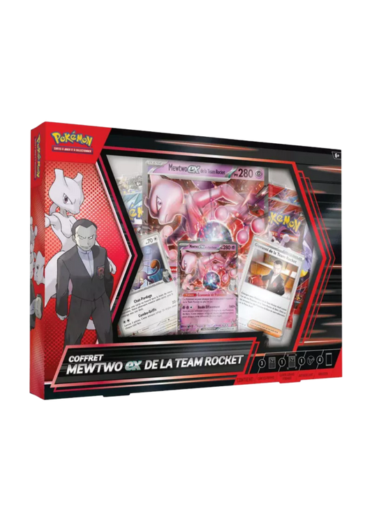 Coffret Mewtwo ex de la Team Rocket - Pokémon français