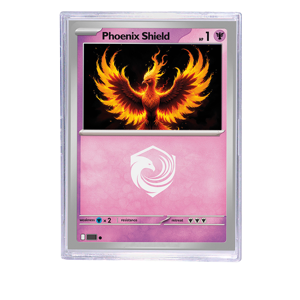 Protection RIGIDE pour carte (x12) - Mini snap ultimate 100% UVR - Phoenix Shield