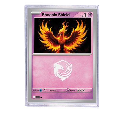 Protection RIGIDE pour carte (x12) - Mini snap ultimate 100% UVR - Phoenix Shield