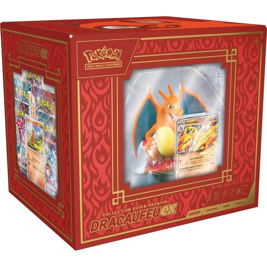 Coffret - Collection Super Premium DRACAUFEU EX - Français