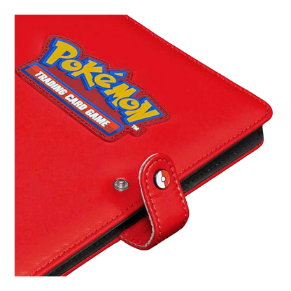 Portfolio Pokémon simili cuir rouge - Ultra Pro Premium - 4 cases - Pokémon officiel