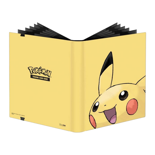 Portfolio PIKACHU full jaune - Pro binder 9 cases - Ultra Pro - Pokémon officiel