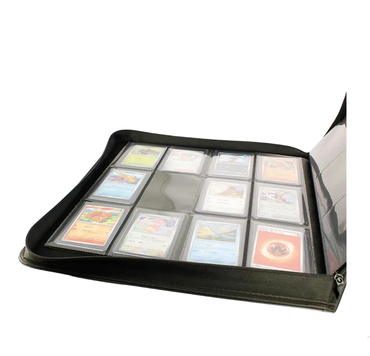 Binder DELUXE Toploader zip noir - 12 cases 480 cartes - Phoenix Shield
