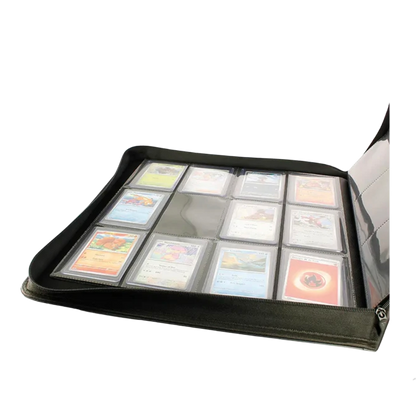 Binder DELUXE Toploader zip noir - 12 cases 480 cartes - Phoenix Shield
