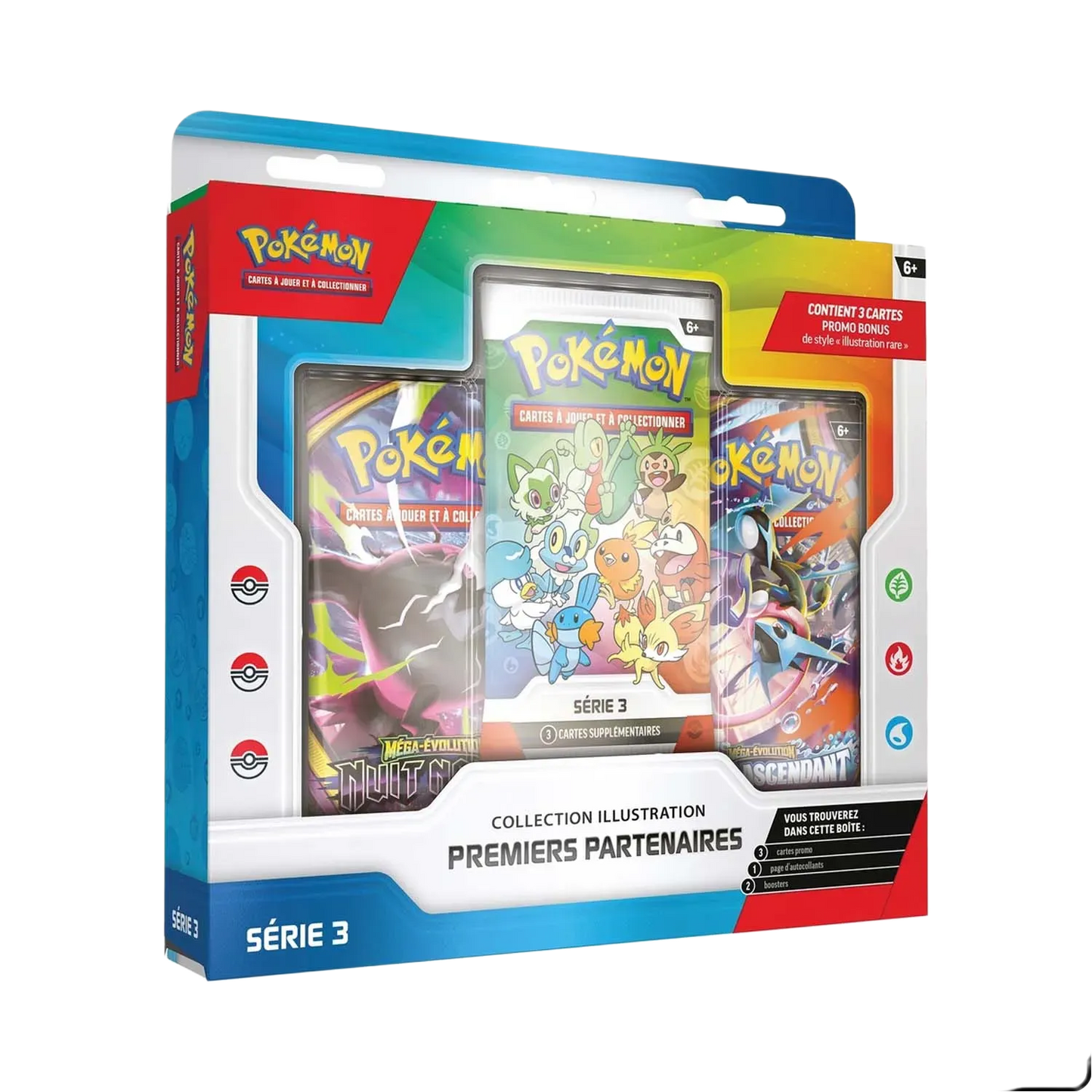 Coffret 30 ans - Collection illustration - 1ers partenaires V3 - Pokémon français officiel