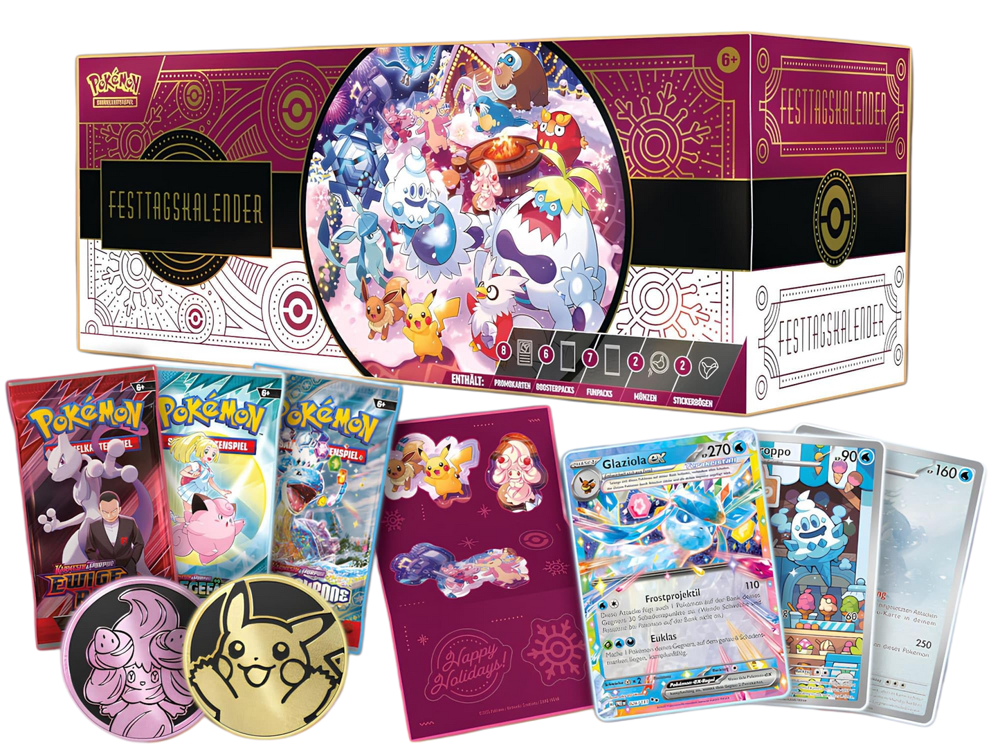 Calendrier des fêtes 2025 - Pokémon français