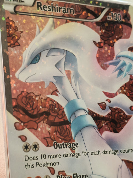 RESHIRAM RC22/RC25 - Black & White lengendary treasure - Exclusivité - PSA 8 - Pokémon anglais