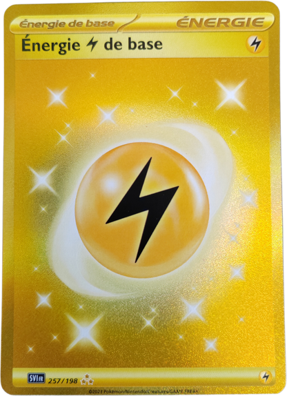 ÉNERGIE de base (GOLD) 257/198 - EV01 Écarlate et Violet - Pokémon français
