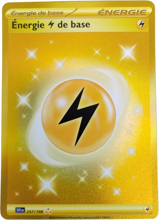 ÉNERGIE de base (GOLD) 257/198 - EV01 Écarlate et Violet - Pokémon français