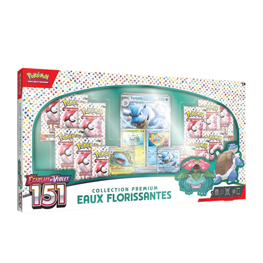 Coffret EAUX FLORISSANTES Collection Premium 151 - Français - Pokémon