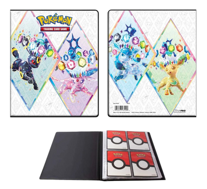 Portfolio EV8.5 Évolution prismatique - Ultra pro 4 cases - Pokémon officiel