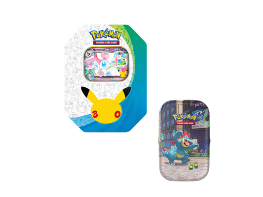 Lot POKEBOX 30 ans + mini tin Illumis - 30e anniversaire - Pokémon français