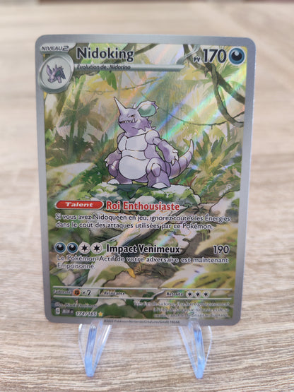 Lot 2 cartes : Nidoking (151) + Akwakwak (HS triomphe) - Pokémon français officiel