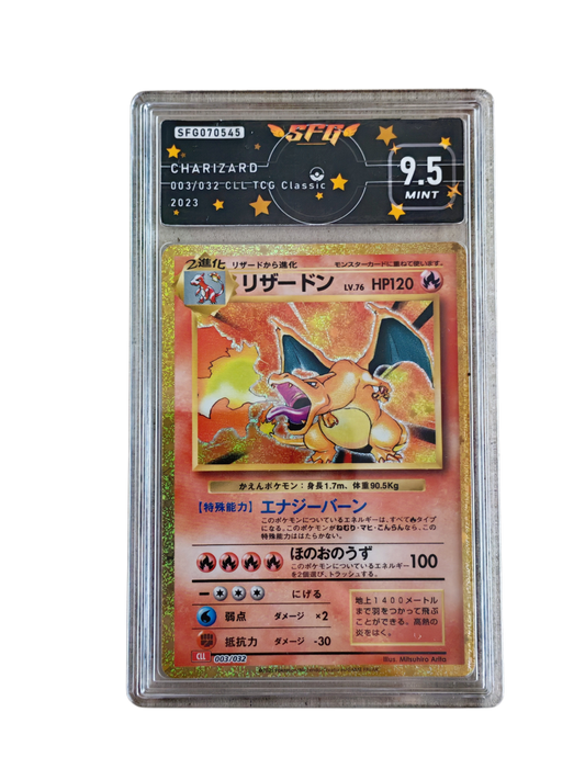 DRACAUFEU (Charizard) 003/032 - CLL Classic Set - SFG 9.5 - Pokémon japonais