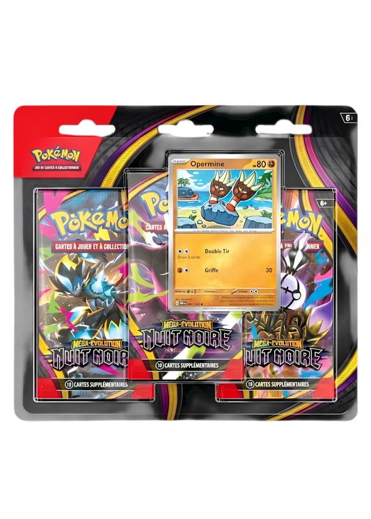 Tripack ME05 - Nuit Noire - Pokémon français officiel
