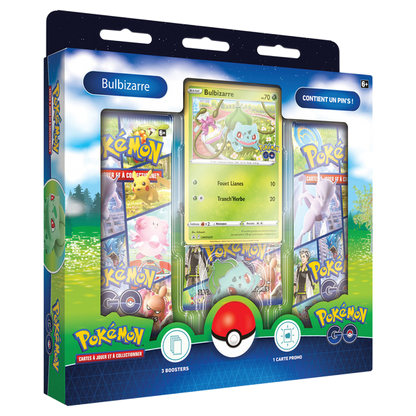 Coffret Pokémon GO pin's - EB10.5 - Salamèche/Bulbizarre/Carapuce - Pokémon français officiel