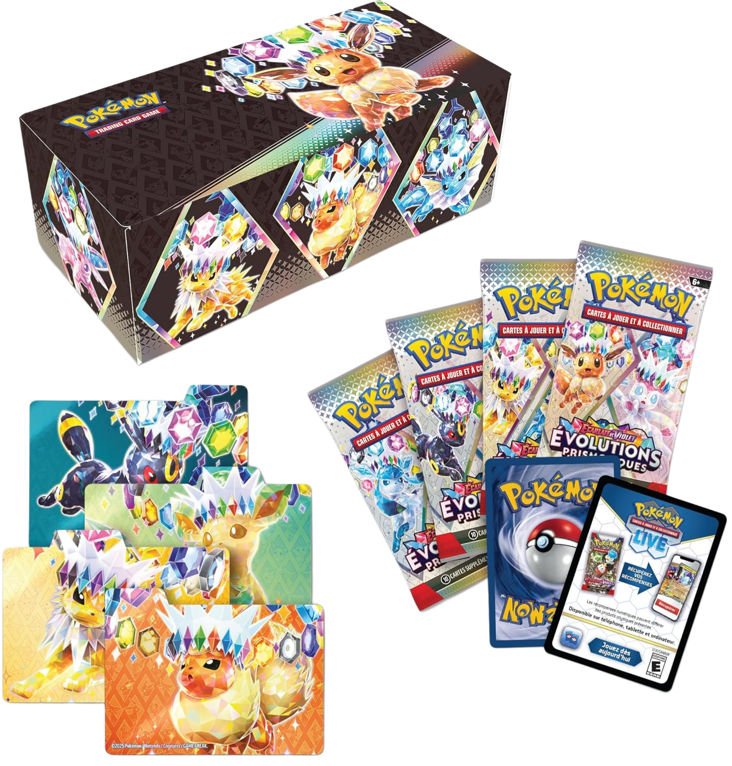 Boîte Surprise EV8.5 - Évolution Prismatique - Pokémon français