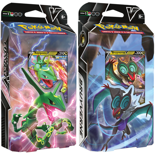 Deck combat V - Rayquaza V / Bruyverne V - Pokémon français
