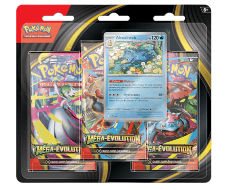 Tripack ME01 - Méga Évolution - Pokémon français