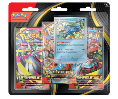 Tripack ME01 - Méga Évolution - Pokémon français