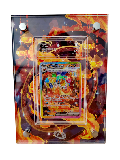 PYROLI (Flareon) ex 202/187 graded Collect Aura 10 + frame (sv8a Terastal Festival)