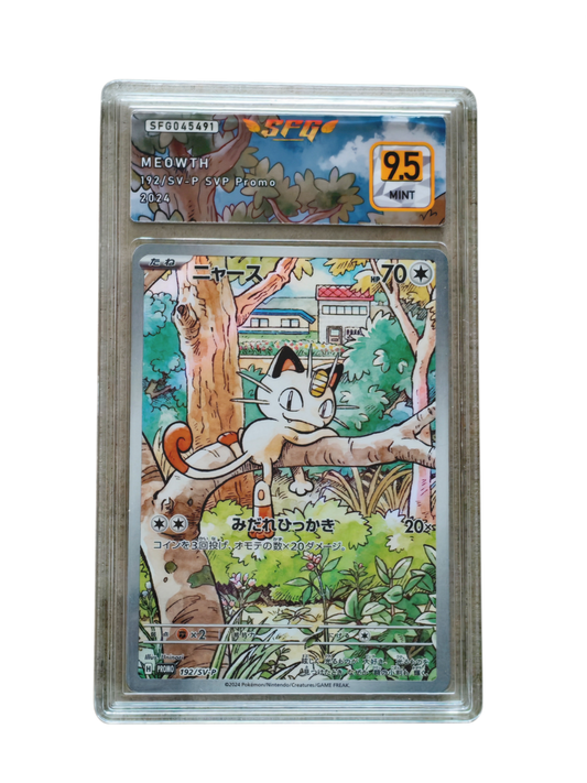 MIAOUSS (Meowth) 192 sv/p - Promo - SFG 9.5 - Pokémon japonais