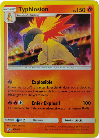 TYPHLOSION SM185 - Promo Soleil & Lune - Pokémon français
