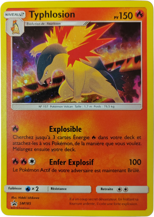 TYPHLOSION SM185 - Promo Soleil & Lune - Pokémon français