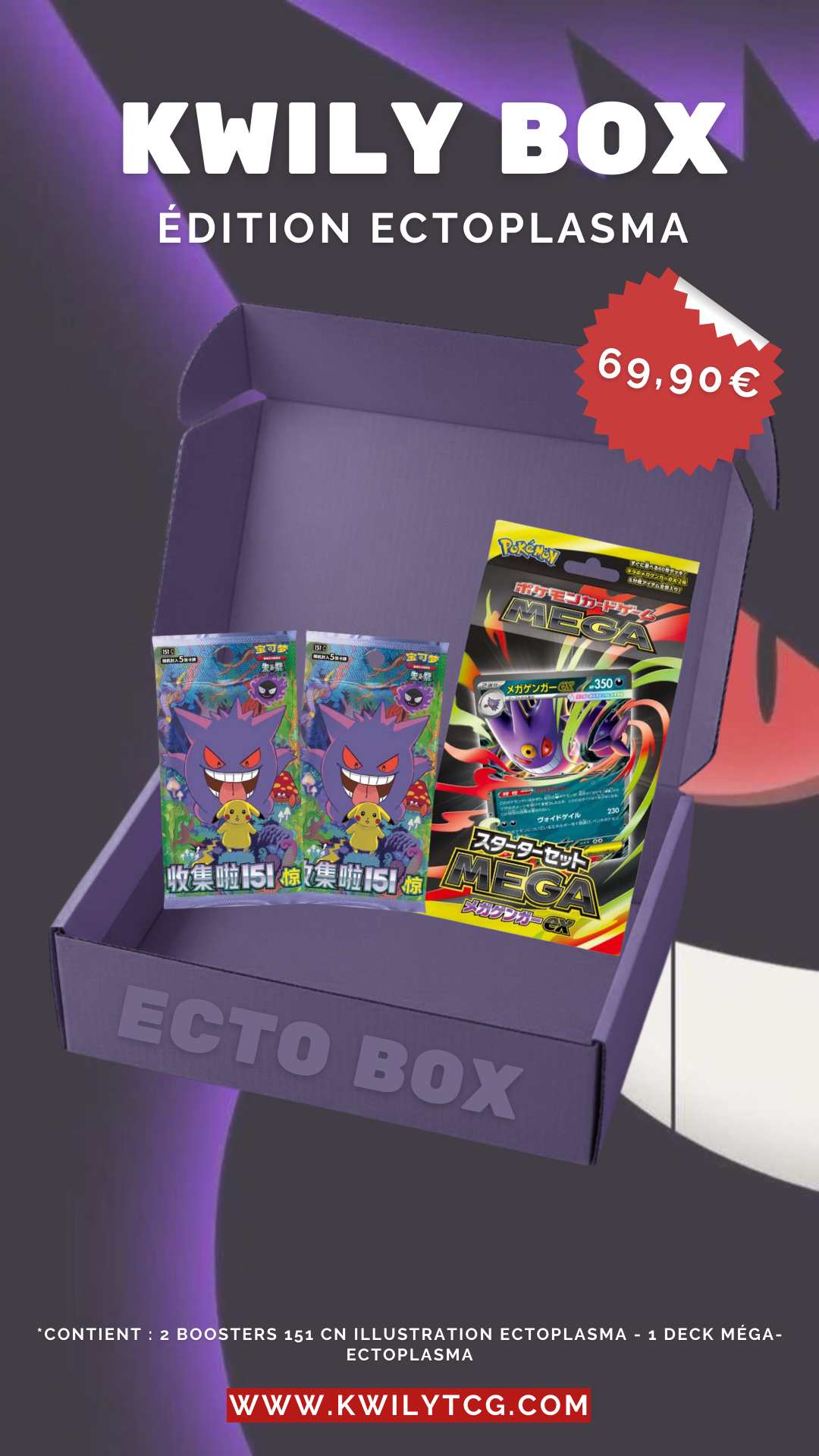 Lot/Bundle "Ecto box Asia" - Pokémon japonais/chinois