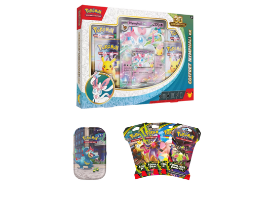 Coffret Nymphali ex (pack Pokémon Fr) - 30e anniversaire - Pokémon français officiel