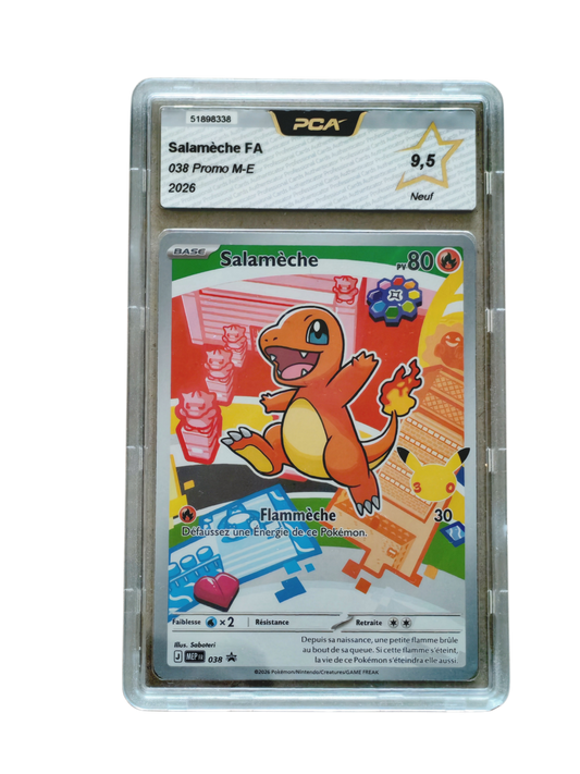 SALAMÈCHE 038 - Promo 30th Pokémon partners v1 - PCA 9.5 - Pokémon français