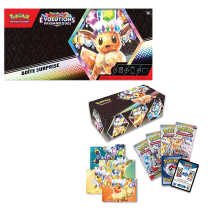 Boîte Surprise EV8.5 - Évolution Prismatique - Pokémon français