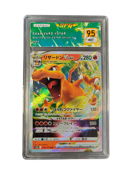 DRACAUFEU (Charizard) Vstar 014/172 - s12a - SFG 9.5 - Pokémon japonais