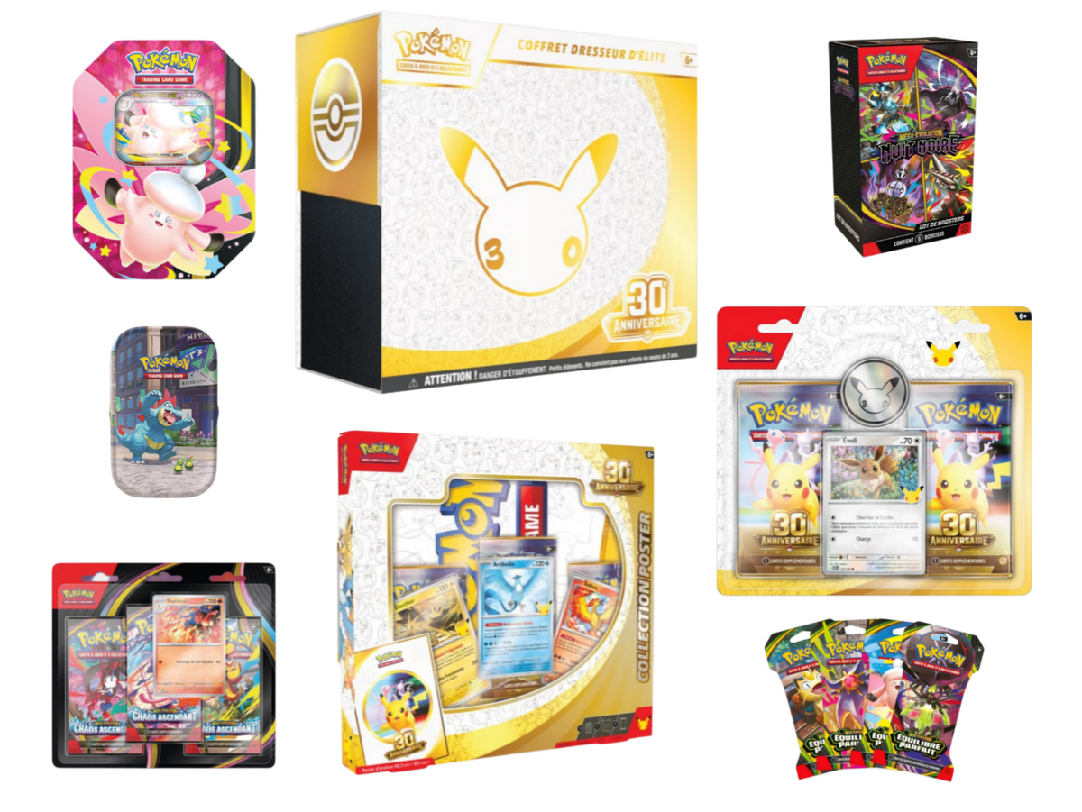 !! Précommande !! - Méga bundle pack 30 ans - Célébration 30th - Pokémon français officiel