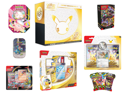 !! Précommande !! - Méga bundle pack 30 ans - Célébration 30th - Pokémon français officiel