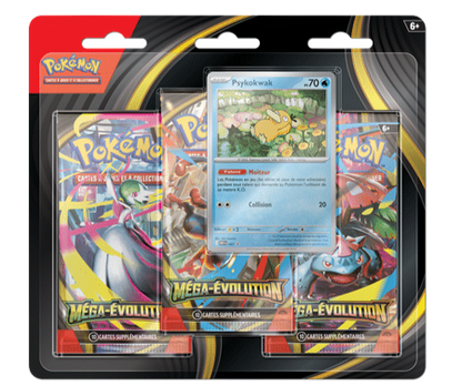 Tripack ME01 - Méga Évolution - Pokémon français