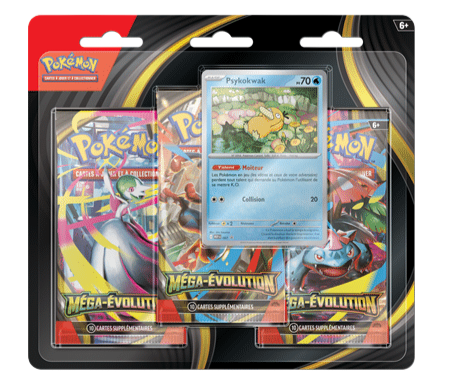 Tripack ME01 - Méga Évolution - Pokémon français