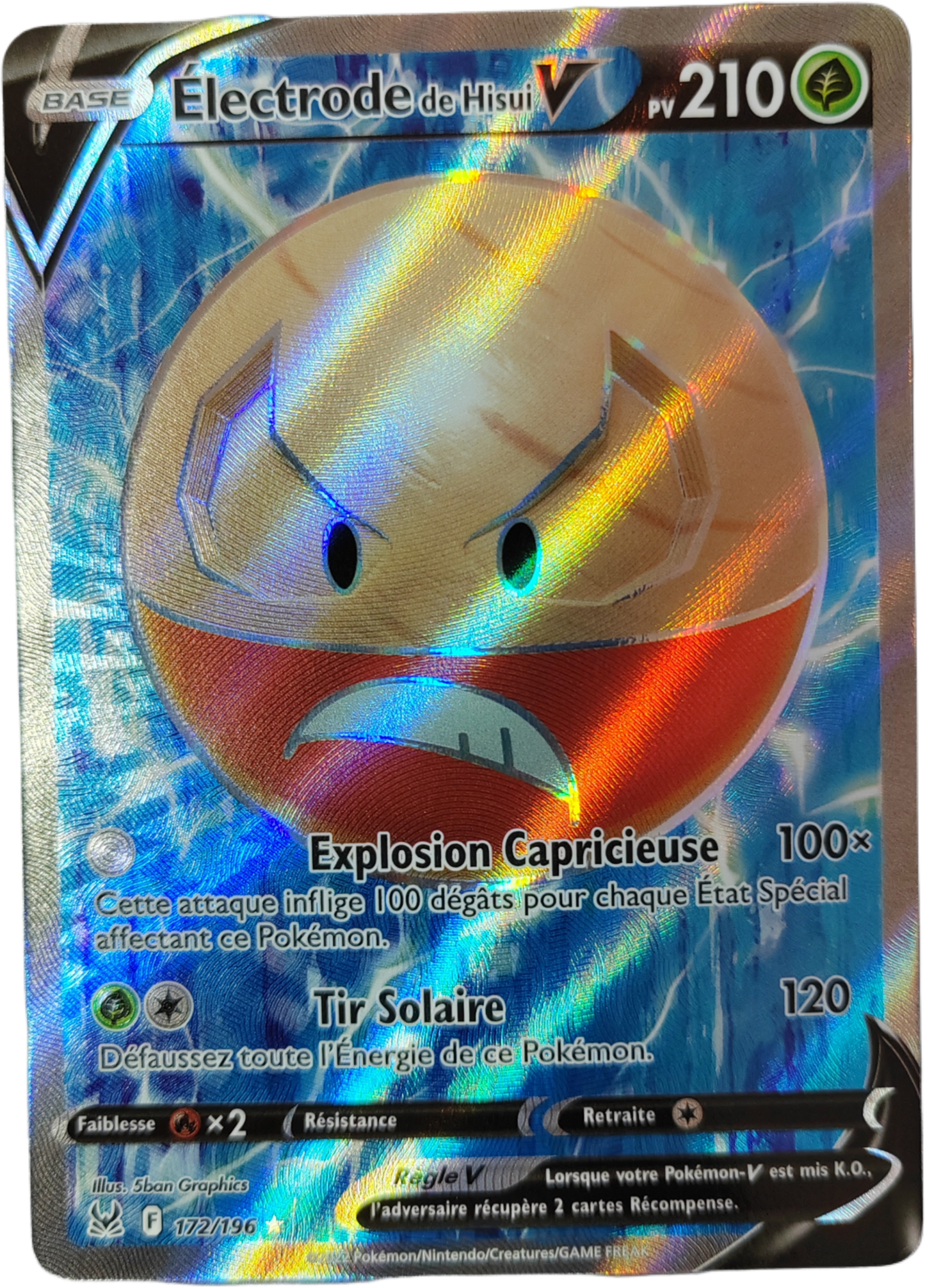 ELECTRODE V de Hisui 172/196 - EB11 Origine Perdue - Pokémon français
